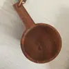 Juego de Cucharas Medidoras de Madera de Acacia Báscula de Cocina para Hornear Cuchara Medidora en Gramos Madera Maciza Cuchara para Leche en Polvo Café Cuchara Medidora en Gramos