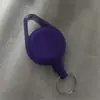 Corda Trançada de Loop Rápido Transfronteiriça Fivela de Puxar Fácil Cabo de Aço em Formato de Gota Macaron Chaveiro Retrátil Anti-perda Anti-roubo