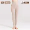 Pantalones de algodón puro para mujer para otoño, estilo nuevo y ligero para otoño e invierno, leggings de punto 100% algodón, cintura media-alta, talla grande, corte ajustado, pantalones térmicos de capa base