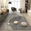 Alfombra para sala de estar, sofá, mesa de centro, alfombra de sala de estar estilo minimalista moderno, tapete para piso de dormitorio, cobertura completa de área grande