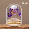 Adornos de Árbol de Cristal Natural Transfronterizos Cubierta de Vidrio Árbol del Dinero Escritorio del Hogar Cristal de la Fortuna Regalo de Boda Decoración