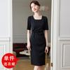 Verão 2023 Elegante Slim-fit Feminino Novo Viajante Desgaste de Negócios Deusa Fã Joalheria Roupas de Trabalho Vestido
