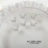 Nuevo Versátil Francés Mariposa Arte de Uñas Accesorios de Pedrería Estilo Coreano Color Sólido Alta Calidad Mariposa Pedrería Material para Uñas Venta al por Mayor