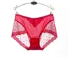 Bilian Ya Primavera Verano Puro Deseo Pequeña Ropa Interior Sexy para Mujer de Cintura Media Levanta Vientre y Cadera Ligeros Calzones Súper Elásticos con Ribete de Encaje