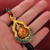 Novo pingente de cabaça esmaltado joia de ouro falso cloisonné pingente de gota de cola para enviar presentes de aniversário para amigos