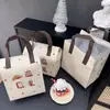 Bolsas Aisladas Desechables para Llevar, Papel de Aluminio Comercial para Hornear Postres Pasteles Bolsas de Empaque Tipo Tote No Tejidas, Hechas a Medida