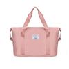 Bolsa de Viagem Grande Capacidade para Curta Distância, Portátil, Dobrável, Cor Sólida, Separação Úmido e Seco, Bolsa de Ginástica, Bolsa de Natação, Leve e Portátil