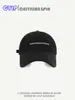 Boné de Baseball Novo Estilo Coreano para Primavera e Verão para Mulheres com Letras Bordadas, Circunferência da Cabeça Grande, Boné Versátil Casual para Uso ao Ar Livre para Homens