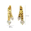 Pendientes de Plata de Ley S925 con Circonita Super Brillante Chapados en Oro de 18K Versátiles y Elegantes Plata Pura Exquisitos Ins Clips para Oreja Venta al por Mayor de Fábrica