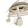 Taburete pequeño de acrílico silencioso para niños pequeños con rueda universal, taburete bajo con polea para silla pequeña famosa en Internet, hermoso taburete de costura