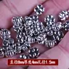 Prata Tibetana Acessórios DIY Pingente Contas Espaçadoras Wenwan Cordão de Mão Contas Budistas Pequeno Pingente de Flor Acessórios de Prata Tibetana Joias Feito à Mão