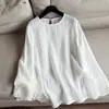 2026 Nova Blusa Pulôver Bordada em Ráfia Vazada Estilo Chinês Novo para Uso em Camadas Mulheres Atacado N4CT9757