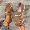 Zapatos de Frijol Transfronterizos Europeos y Americanos para Primavera y Otoño Cómodos 2026 Zapatos de Vestir Mocasines Perezosos para Mujer Antideslizantes Estilo Nuevo Venta al por Mayor Talla Grande