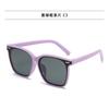 Nuevas gafas de sol para niños, de silicona suave y de alta calidad, con diseño de moda, polarizadas, cuadradas y con borde cruzado.