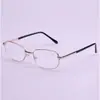 Nuevas gafas con montura plateada, nobles, exquisitas, lente de cristal artificial del Mar de China Oriental, gafas de lectura claras, venta al por mayor