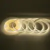Tira de Luces Cob Ultraestrecha de 4 mm con Interfaz USB para Alimentación, Tira de Luz Suave Flexible de Bajo Voltaje 5V, Tira de Luz Ambiental Autoadhesiva para DIY Fabricante