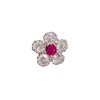 Nuevos Pendientes de Flor Pequeña Polvo de Flor Diamante Flor para Mujer Diseño de Nicho Modernos Dulces Elegantes Populares Pendientes de Fiesta