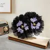 Pinza para el Cabello Popular de Flor de Orquídea Mariposa 2026 para Mujer, Pinza para el Cabello de Flor de Hortensia Estilo Vacaciones en la Playa, Accesorio para el Cabello con Pinza de Flor Artificial para Mujer