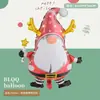 Nueva Serie de Decoración para Fiesta Navideña Mini Muñeco de Nieve, Anciano, Reno, Árbol de Navidad Globos de Papel de Aluminio Serie Navideña