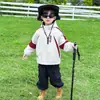 Jaqueta Masculina Infantil Outono e Inverno Corta-vento 2026 Novo Estilo Bonito Bebê Inverno Acolchoado Espessado Com Capuz