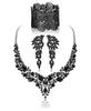 Collar de Cristal Estilo Chen Hao Transfronterizo para Mujer, Venta Directa del Fabricante, Estilo Indio Dubái para Novias