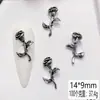 Acessórios de Nail Art de Nova Liga Metálica Transfronteiriços, Decorações de Nail Art Usáveis de Flor Rosa, Acessórios de Flor Rosa Vintage Atacado