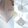 Tonglin Fashion Mais Vendido Anel de Prata S925 Brincos Quadrados Colar de Rombos Joias de Trevo de Quatro Folhas Conjunto de Três Peças Anel