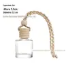 Novo Frasco de Perfume com Cordão para Carro, Difusor Transparente Mini para Saída de Ar Condicionado, Frasco Portátil com Pingente para Óleo Essencial