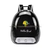 Hola Brid Periquito Sol Pequeño Bolsa Transportadora de Pájaros Mochila para Exteriores Transparente Portátil Gris Cacatúa Periquito