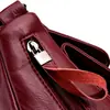 Estilo Comercio Exterior Bolso Maternal Lavado Transfronterizo 2026 Moda Simple Bolso Cuadrado Pequeño Cruzado al Hombro Color Sólido Doble Solapa Bolso de Moda para Mujer