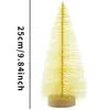 Suministros de Decoración Navideña Mini Árbol de Navidad Arreglo de Ambiente Festivo para el Hogar Árbol de Pinos de Colores Árbol de Pino Pequeño Artificial