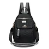 Mochila de Tela Oxford para Mujer 2025 Nuevo Estilo Coreano Moda Tendencia Versátil Gran Capacidad Mochila de Viaje Bolso Escolar Mochila Pequeña