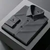 Camisas Europeas Finas Transfronterizas para Hombre, Logotipo de Texto Personal Caliente Estampado en el Pecho para Equipo de Empresa, la Fábrica Soporta Personalización