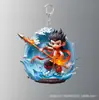 Producto Caliente Transfronterizo Llavero de Dibujos Animados Nezha Regalo de Acrílico de Anime Colgante Periférico para Mochila Escolar Regalo del Día de la Diosa