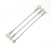 Cuerda de Acero Inoxidable 304 en Stock, Correa para Mascotas, Cable de Seguridad con Terminales de Extremo de Virola de Aluminio Prensada