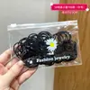 Diadema Casual Femenina Estilo K Anillo para Cabello Fino Popular Ins Cabello Banda Elástica Pequeña Diadema Elegante para Niña Cuerda para el Cabello