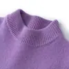Suéter de Cachemira para Niños Cuello Medio Alto Engrosado Otoño e Invierno Calidez Niños Niñas Bebé Suéter de Cachemira Mediano y Grande Ropa Interior para Niños