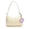 2025 Nueva Tendencia de Moda Bolso de Hombro Plegable Nube de Gran Capacidad con Color Contrastante Versátil Bolso de Mano para Viajes