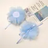 Flores de Malla Semi-Terminadas con Lazo Pequeño Fresco de Primavera y Verano Accesorios para el Cabello Hechos a Mano DIY Accesorios para Zapatos Bolsas Ropa Accesorios