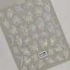 Celebridad de Internet Pegatina para Uñas Mariposa Aurora 5D Estereoscópica en Relieve Concha Luz Mariposa Calcomanía DIY para Uñas Arte Joyería Estilo Ca