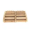 Massajador de Rolos de Madeira Moderno Casual com Cinco Fileiras de Cantos Afiados Massajador Doméstico para Cervical e Pés Massagem nos Pés Atacado
