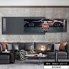 Pintura colgante de oso violento, moderna, ligera, de lujo, para sala de estar, pintura decorativa, fondo de sofá atmosférico, pintura de pared, pintura superpuesta de doble capa