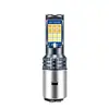 Lâmpada LED de farol de motocicleta de alto brilho BA20D P15D H4 farol spotlight modificado para veículo elétrico