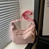 Bolso Tote de Hombro Cruzado Brillante con Estrella, Múltiples Bolsillos con Cremallera, Estilo Coreano, Tendencia 2026, Bolso de Hombro Horizontal