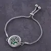 Presente namorada aço titânio oco aromaterapia aberto pulseira de óleos essenciais europeia e americana tamanho ajustável pulseira de perfume moda
