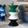 Taburete para cambiar zapatos nórdico banco para sala de estar en casa taburete bajo de plástico simple para niños taburete redondo de reloj de arena