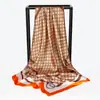 Bufanda de Seda Transfronteriza Europea y Americana de Amazon, Bufanda Cuadrada de 90, Moda de Alta Gama, Pañuelo Versátil para la Cabeza para Mujeres, Venta al por Mayor
