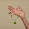 Collar de Perlas con Estrella de Mar para Mujer, Cadena para Clavícula en Capas Estilo Vacaciones en la Costa, Modelo Nuevo Único 2025, Accesorio Atmosférico
