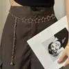 Cadena de Cintura con Estrella Moda Femenina Cinturón Versátil Decorativo Vestido Dulce Estilo Harajuku Cadena de Metal Estilo Coreano Cinturón para Falda