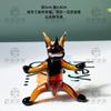 Burro de Kung Fu Divertido Cerámica Zibo Artesanías Decoraciones Decorativas de Escritorio Hechas a Mano Lindas Inteligentes Populares en Internet Regalo